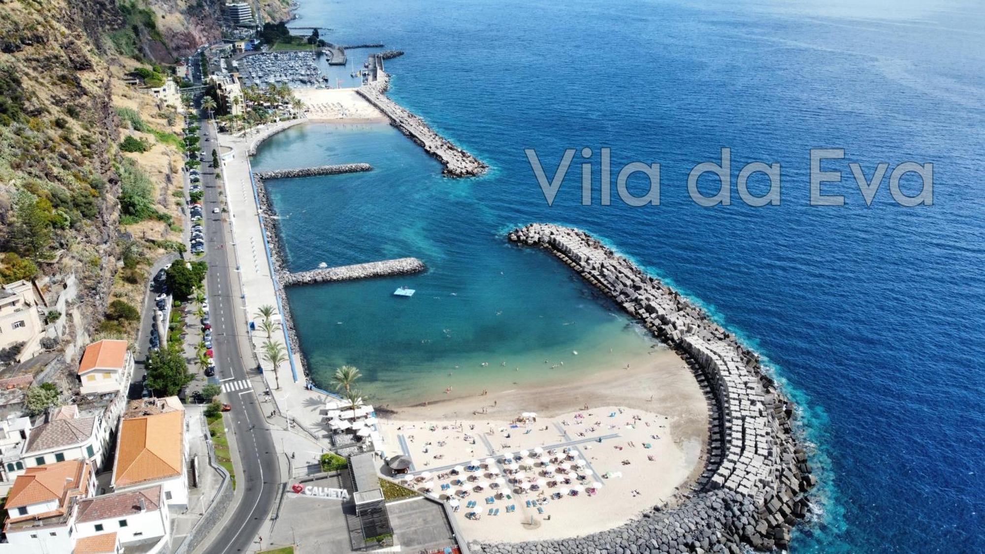 Brand New Private Modern Apartment With Patio And Sea View Calheta  Exterior photo